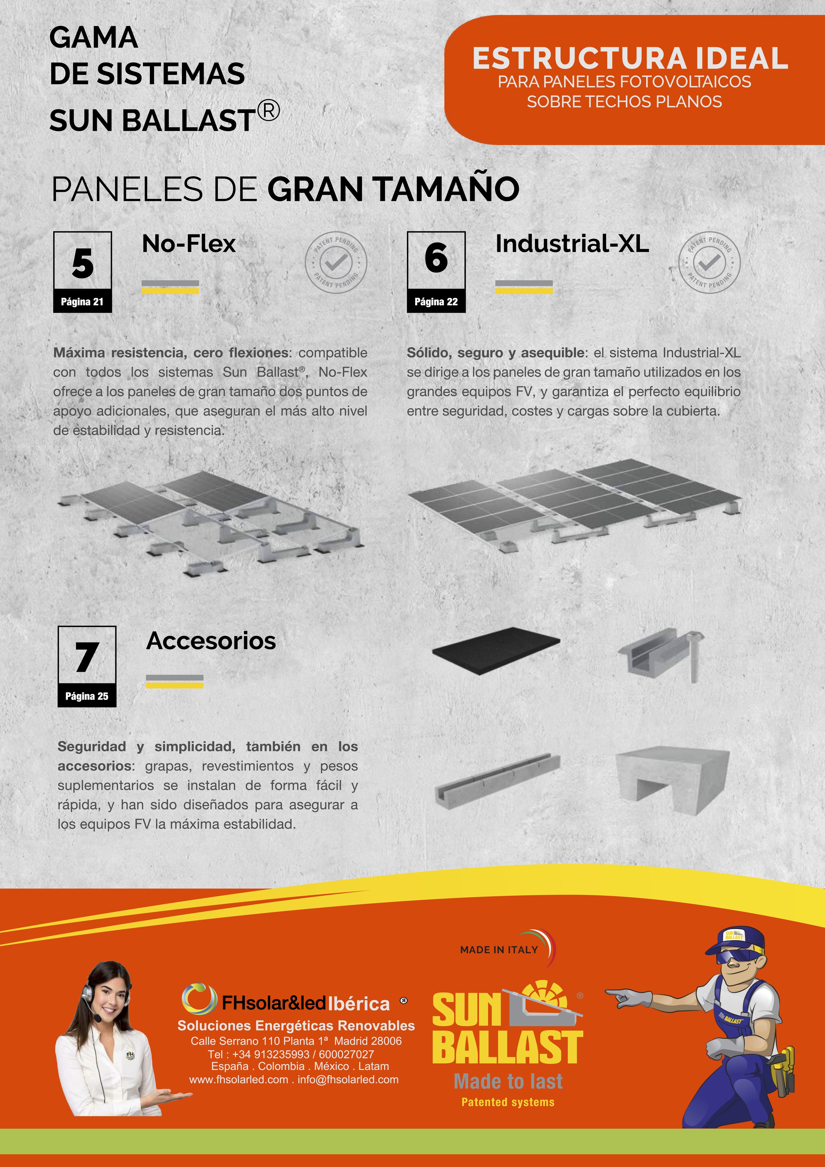 ESTRUCTURA IDEAL PARA PANELES FOTOVOLTAICOS SOBRE TECHOS PLANOS  4