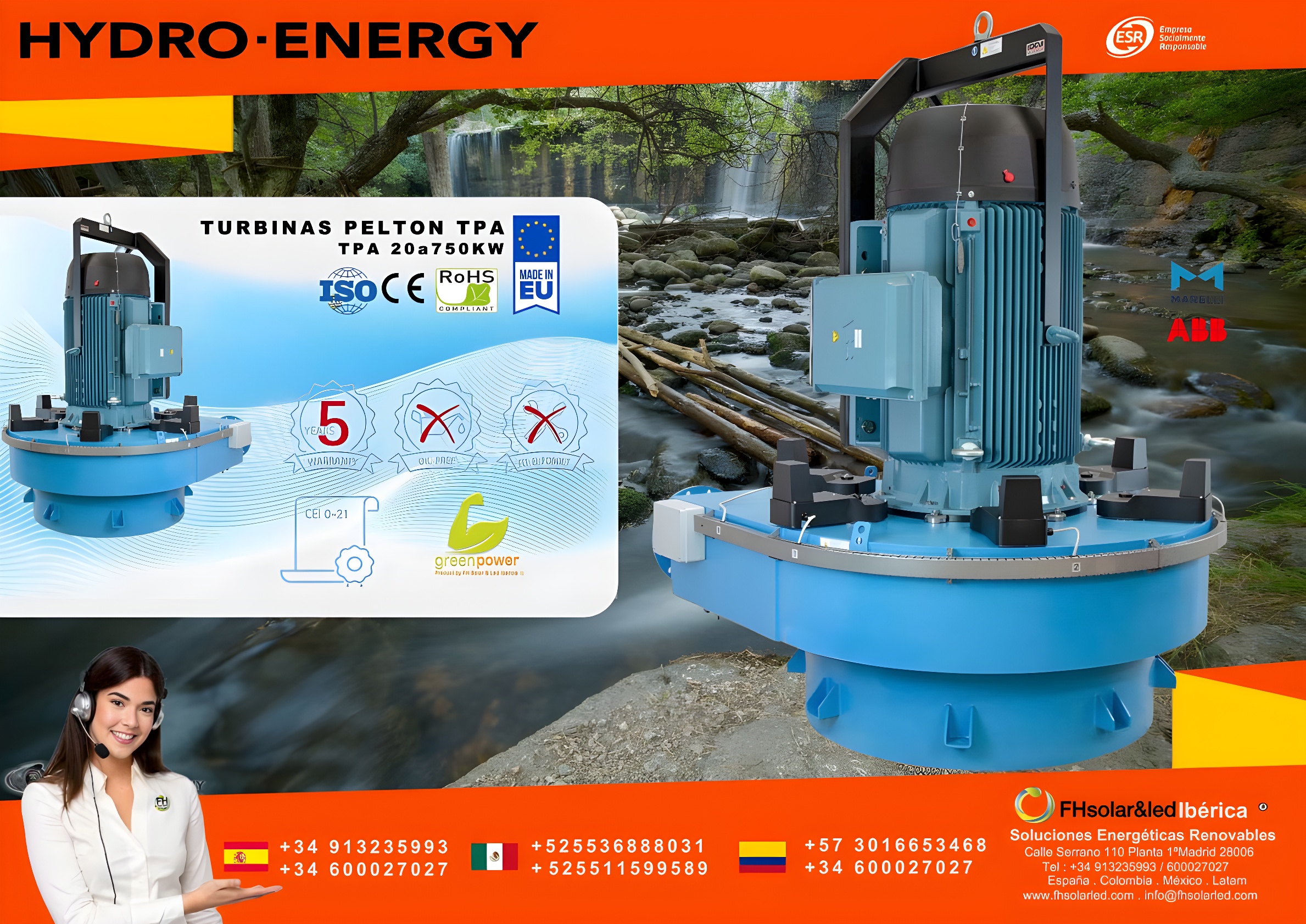 CENTRALES DE GENERACION DE ENERGIA HIDRAULICA - GREENPOWER
