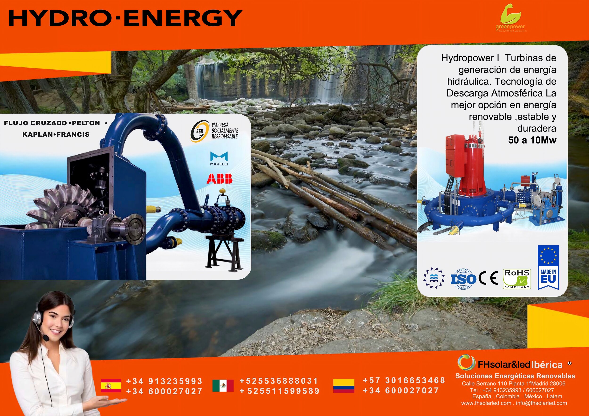 CENTRALES DE GENERACION DE ENERGIA HIDRAULICA  - GREENPOWER 2