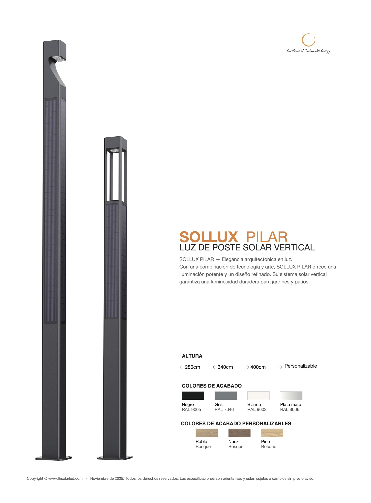 SOLLUX . LUMINARIA SOLAR DE NUEVA GENERACIÓN.  3