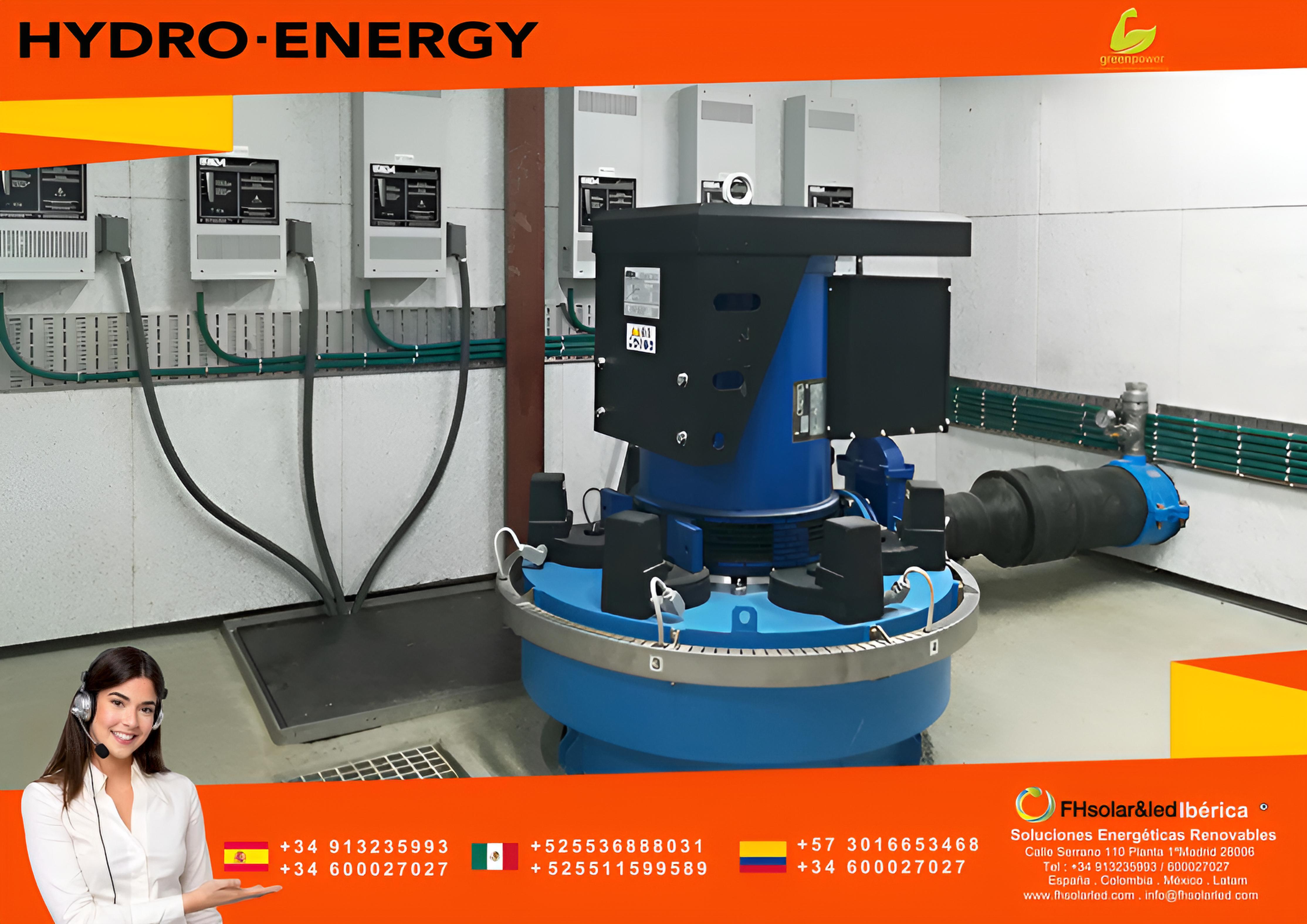 TURBINAS DE GENERACION DE ENERGIA HIDRAULICA SISTEMA ISLA  2