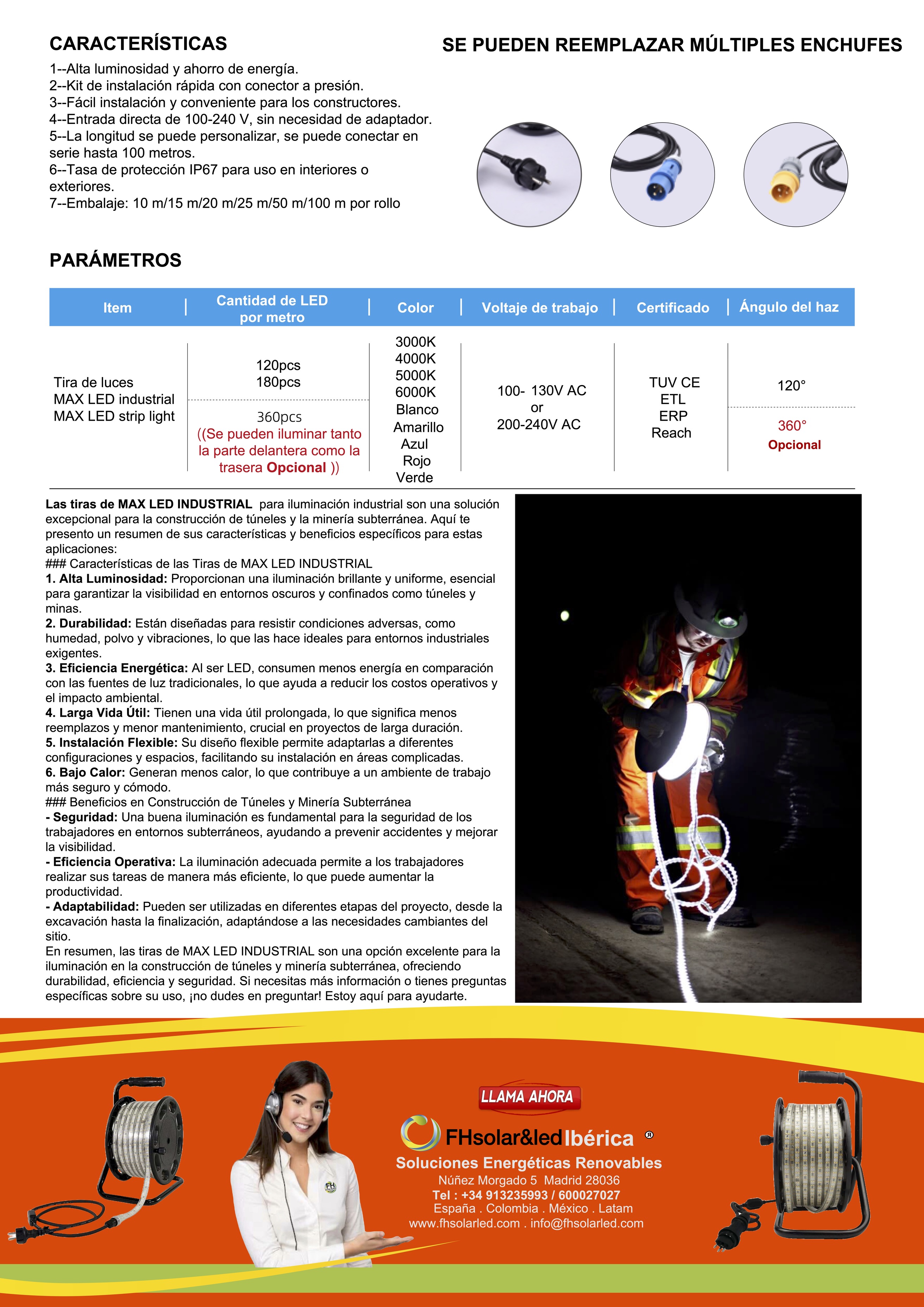 MAX LED STRIP LIGHT- TIRA LED USO INDUSTRIAL